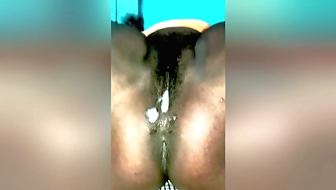 Indian teen in black dress fucks in the jungle cave