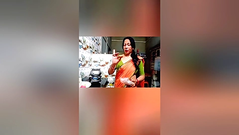 Indian amateur milf fucked by her boyfriend's stepbrother