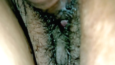 Sexy hairy Indian stepson fucked his stepmom in the kitchen
