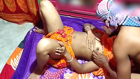 Indian porn video with a big guy and a small ass girl