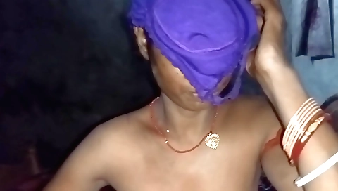 Indian brunette with a big booty enjoys a long and deep blowjob