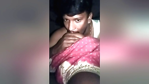 Indian teen in a bed is getting fucked really hard