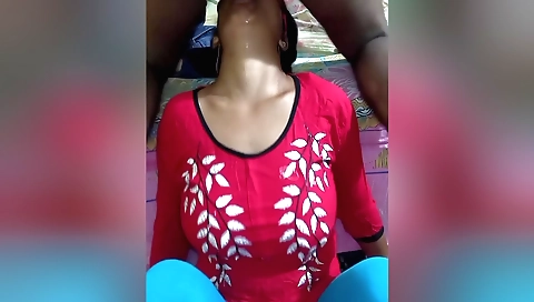 Deepthroat creampie and blowjob from amateur indian