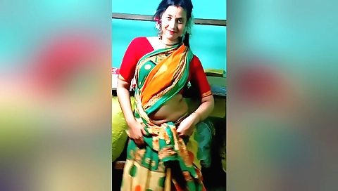 Indian brunette fucks her yoga teacher in the studio