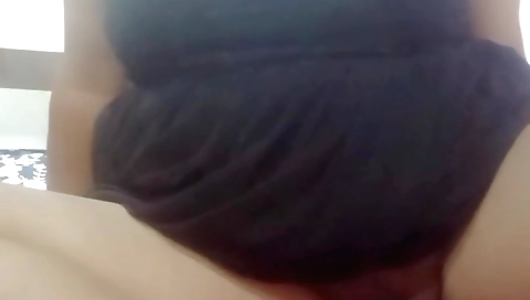I am showing my hairy pussy in homemade solo video