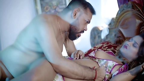 Indian stepfather punishes his daughter with spanking