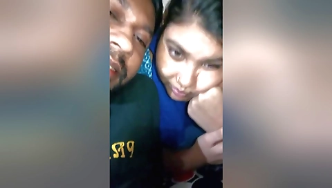 Indian brunette woman has sexy sex with her husband