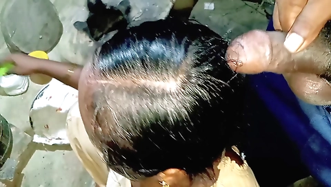 Indian brunette babe with a hot body enjoys hot bath
