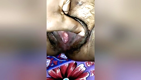 Indian hairy girl gets fucked by a guy in a kinky scene