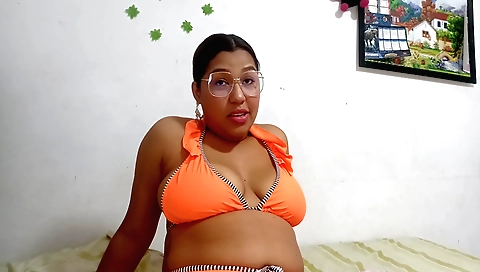 Indian porn movie with a brunette girl and her big dick