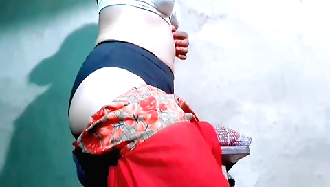 Indian hottie with sexy big tits fucked by moving body