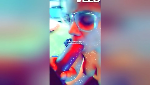 Indian brunette suck and rub her pussy by a black cock