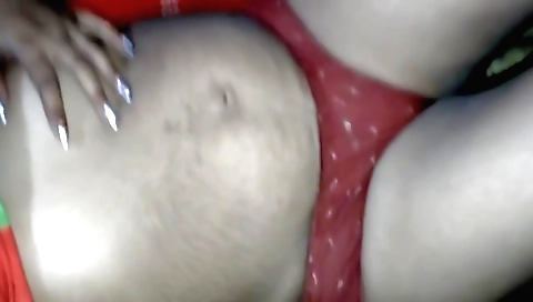 Indian cowgirl in small boobs and small booty sucking on dick