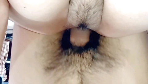 Brunette hairy indian chick fucked by her stepbrother