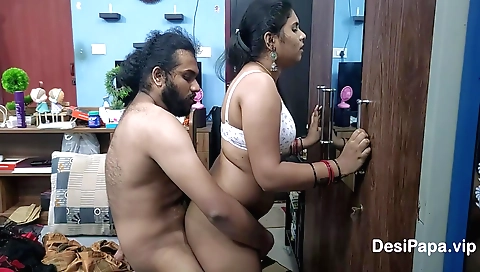 Indian brunette with a big ass getting fucked in her room