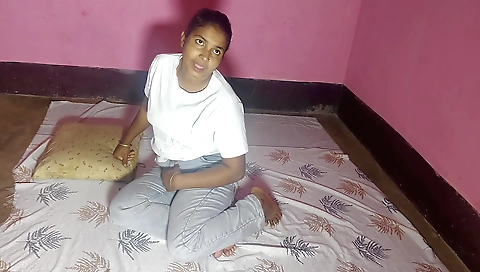 Indian brunette fucked in the village in amateur porn