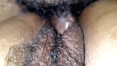 Indian girl in hairy pussy gets her hairy pussy fucked