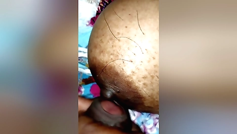Milf with big tits gets her mouth and pussy fucked