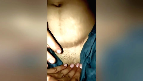 Busty brunette slut in indian costume and homemade vid