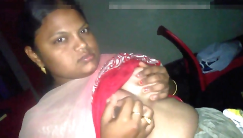 Indian wife and husband get their big tits fucked hard