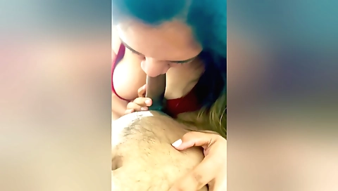 Brunette gets fucked in her pussy and in her cunny