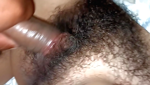 Hairy and hairy fuck of a hairy sex with big black and white cock