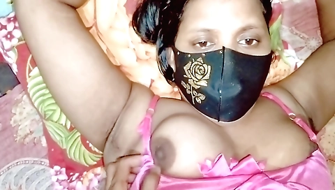 Busty Indian milf in black dress gets her asshole pounded
