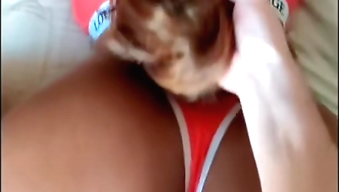 Indian girl fucks a big dick on her bed in a porn video