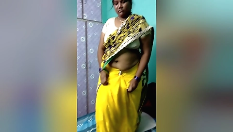 Busty indian grandma has a perfect body for a solo video
