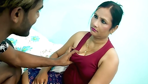 Slutty teacher is giving her student a lesson in sex