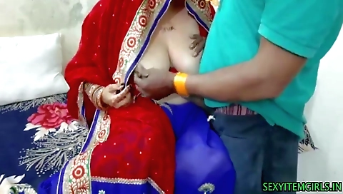 Busty big boobed babe making a nice homemade video