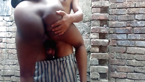 Indian teen in white panties and blue dress takes some dirty thoughts