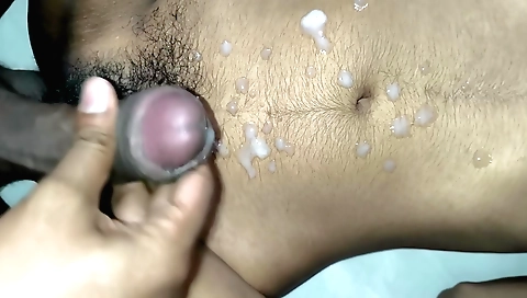Hardcore sex with cumshot on hairy pussy in amateur pov