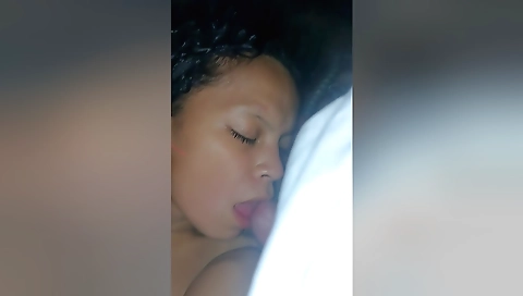 Indian teen with big natural tits sucking and getting fucked