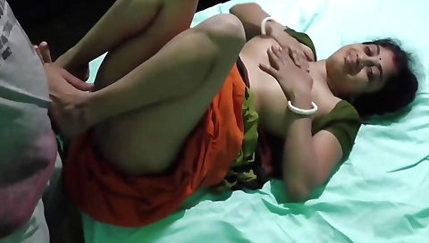 Indian brunette is fucking in her stepfamily video