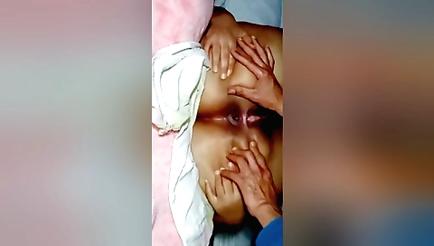 Hot amateur sex scene with a chubby ass in clothes