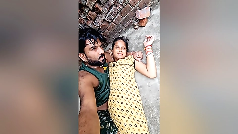 Indian girl gets pounded by her horny lover in the living room