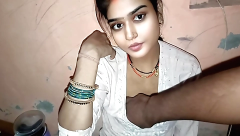 Indian brunette fucked with her dick in this sex video