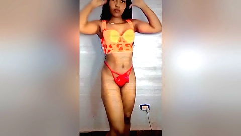 Sexy brunette naked solo video with a very hot body