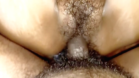 Hot stepbrother-inlaw fucks hairy pussy in the car