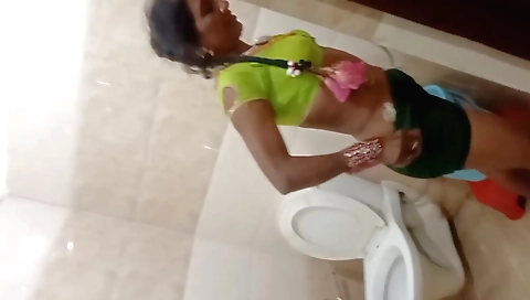 Indian girl with a nice round booty is getting banged hard