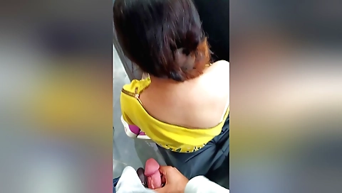 Indian girl in a pink blouse with a black skirt 18+ pov