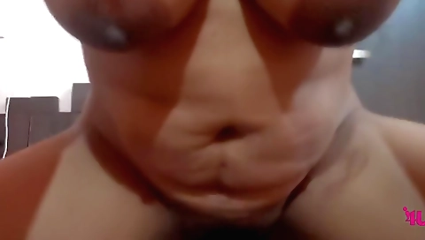 Indian chick rides a dick and shows off her boobies