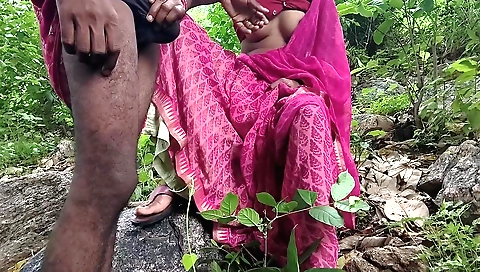 Girl in black and white makes a homemade outdoor video